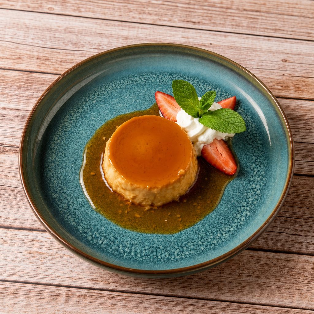 Flan de Lucuma.