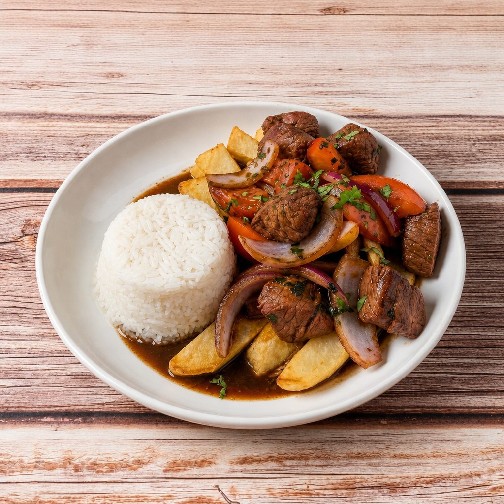 Lomo Saltado.