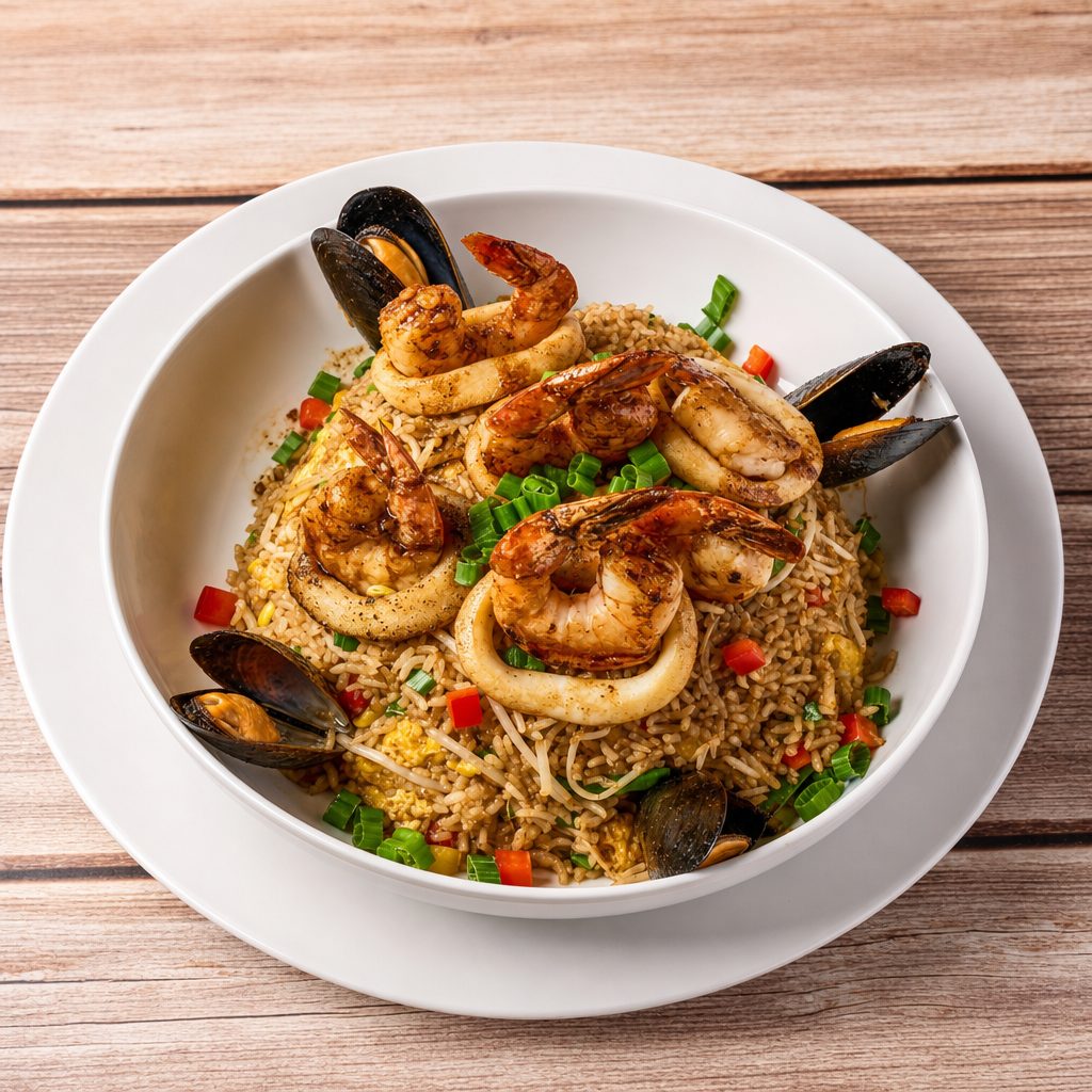 Chaufa de Mariscos.