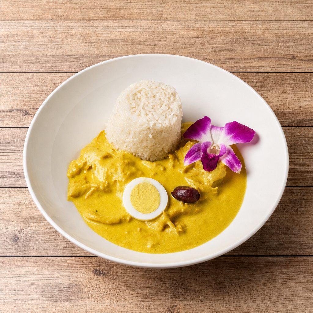 Aji De Gallina Lunch.